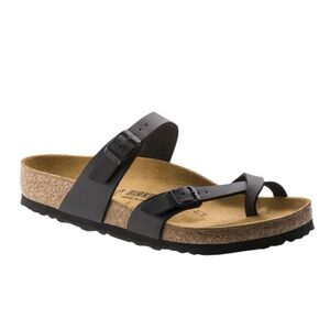 NWT Birkenstock Mayari Birko-Flor in Black Size 39 (L8 | M6) Regular/Wide Fit